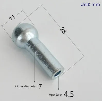 Gym Accessories 5 MM/6 MM Cable Interface Parts Port Components Fitness Equipment Accessories Chain Wire Rope Port Joint Parts