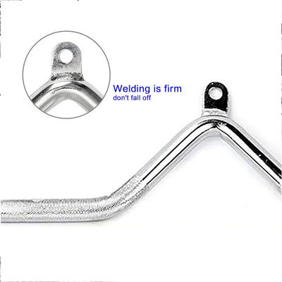 Gym Home Equipment Accessories Lat Pull Down Bar，Chrome-plated Surface Anti-rust High Load-bearing Fitness Tricep Rope Training