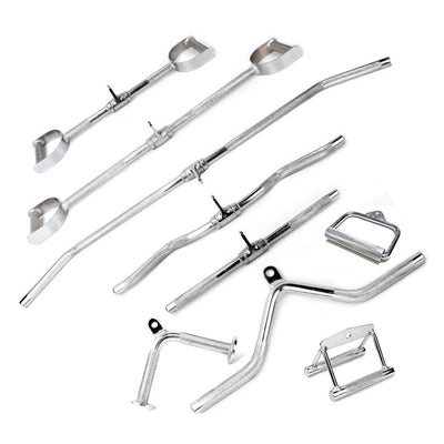Gym Home Equipment Accessories Lat Pull Down Bar，Chrome-plated Surface Anti-rust High Load-bearing Fitness Tricep Rope Training