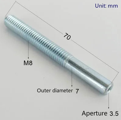 Gym Accessories 5 MM/6 MM Cable Interface Parts Port Components Fitness Equipment Accessories Chain Wire Rope Port Joint Parts