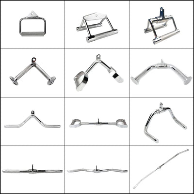 Gym Home Equipment Accessories Lat Pull Down Bar，Chrome-plated Surface Anti-rust High Load-bearing Fitness Tricep Rope Training