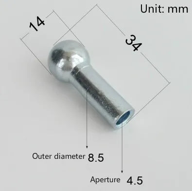 Gym Accessories 5 MM/6 MM Cable Interface Parts Port Components Fitness Equipment Accessories Chain Wire Rope Port Joint Parts