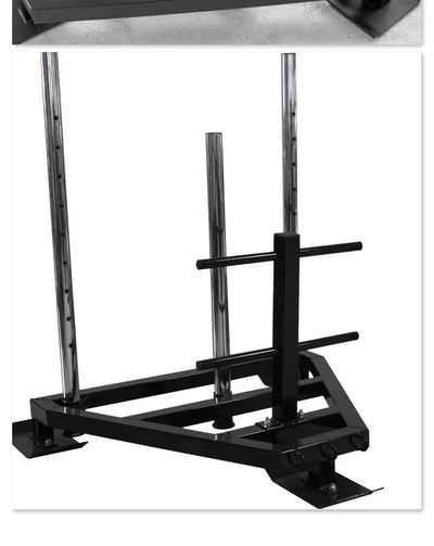Gym Weight Sled For Home Fitness Training For Workout And Bodybuilding Exercises