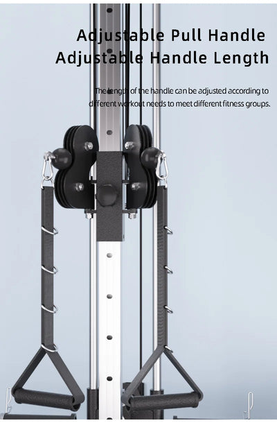 Home Gym Equipment Multi-Function Wall-Mounted Fly Machine High Pulley Lat Pulldown Machine Muscle Shaping Pulley System Pulley
