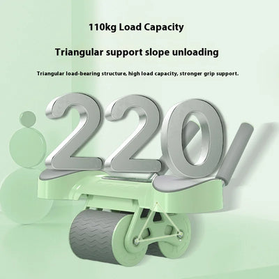 Smart Home Gym Yoga Muscle Training Equipment Large Screen Electric Environmental Protection Unisex Abdominal Wheel Exerciser