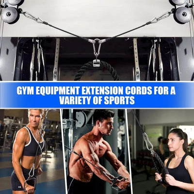 1/2Pcs Gym Cable Extension Compatible with Bowflex Home Gym Accessories for LAT/Tricep Pull Down and Leg Extensions Machine 25cm