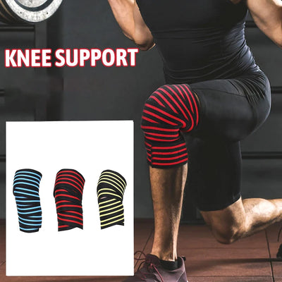 Professional Wrap Knee Pads, Squats, Compression Straps, Exercises, Fitness Strength Lifts, Knee Braces, Weight Lifting