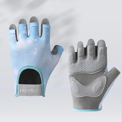 GTUBIKE Sports Gloves Fitness Outdoor Sports Anti Slip and Shock-absorbing Half Finger Gloves Durable and Breathable Gloves