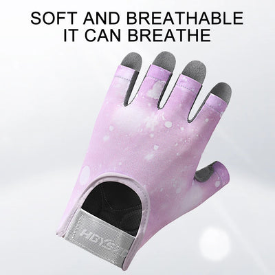 GTUBIKE Sports Gloves Fitness Outdoor Sports Anti Slip and Shock-absorbing Half Finger Gloves Durable and Breathable Gloves