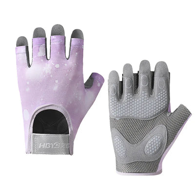 GTUBIKE Sports Gloves Fitness Outdoor Sports Anti Slip and Shock-absorbing Half Finger Gloves Durable and Breathable Gloves