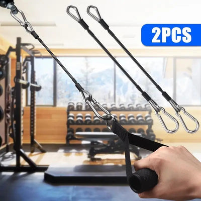 1/2Pcs Gym Cable Extension Compatible with Bowflex Home Gym Accessories for LAT/Tricep Pull Down and Leg Extensions Machine 25cm