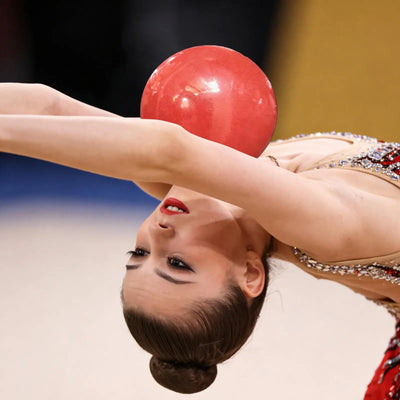 Rhythmic Ball Ergonomic High Elasticity Training Equipment Youth Girls Rhythmic Competition Exercise Ball For Gymnasts Artists