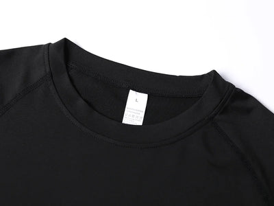 Gym Hub Printed Men's Compression T-Shirt Gym Workout Sport Quick Dry Tight Shirts Outdoor Training Fitness Elasticity Tops Tee