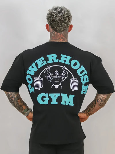 GYM Men's Fitness T-shirt - Breathable and Sweat-absorbent. Made of Pure Cotton, It Is Soft and Comfortable To Wear.