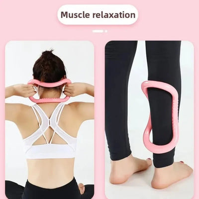 Pilates Ring Set 5 Pcs - Home Gym Equipment for Strength Training, Toning & Stretching Incl. Yoga Accessories