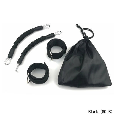 20LB-80LB Gym Rubber Pull Rope Resistance Band Fitness Training Trainer Taekwondo Kick