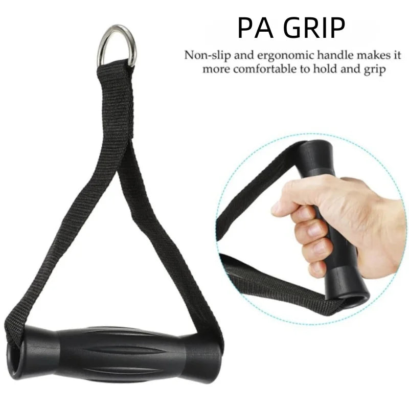 1 Pair Excercise Handles, Heavy Duty Cable Machine Attachments Resistant Band Handles Gym Equipment Accessories