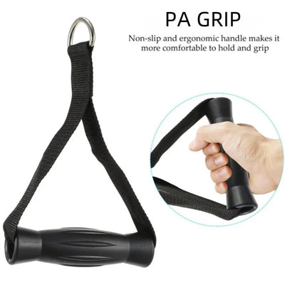 1 Pair Excercise Handles, Heavy Duty Cable Machine Attachments Resistant Band Handles Gym Equipment Accessories
