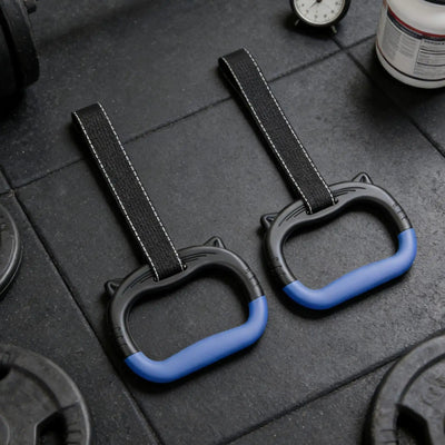1 Pair Non-Slip Gymnastics Rings Multi-Function Durable Pull-Up Gym Rings Pull-Up Hammock Adjustable Hanging Straps Indoor Use