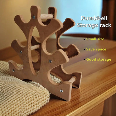 6 Slots Dumbbell Rack Home Sport Fitness Equipment Storage Holder Weight Support Dumbbell Floor Bracket Gym Space Saver Shelf