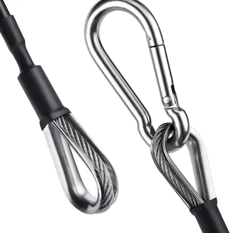 1/2Pcs Gym Cable Extension Compatible with Bowflex Home Gym Accessories for LAT/Tricep Pull Down and Leg Extensions Machine 25cm