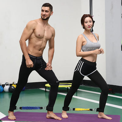 20LB-80LB Gym Rubber Pull Rope Resistance Band Fitness Training Trainer Taekwondo Kick