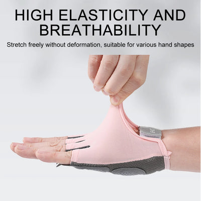 GTUBIKE Sports Gloves Fitness Outdoor Sports Anti Slip and Shock-absorbing Half Finger Gloves Durable and Breathable Gloves