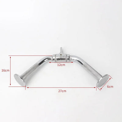 Gym Home Equipment Accessories Lat Pull Down Bar，Chrome-plated Surface Anti-rust High Load-bearing Fitness Tricep Rope Training