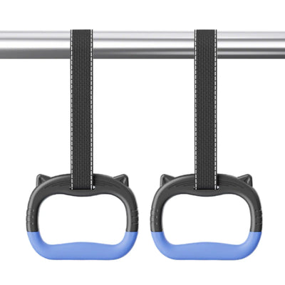 1 Pair Non-Slip Gymnastics Rings Multi-Function Durable Pull-Up Gym Rings Pull-Up Hammock Adjustable Hanging Straps Indoor Use