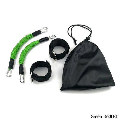 20LB-80LB Gym Rubber Pull Rope Resistance Band Fitness Training Trainer Taekwondo Kick
