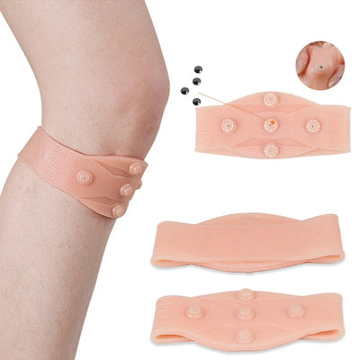 1Pcs Magnet Therapy Knee Patella Stabilizer Knee Strap Brace for Hiking, Soccer, Basketball, Running, Tennis, Volleyball, Squats