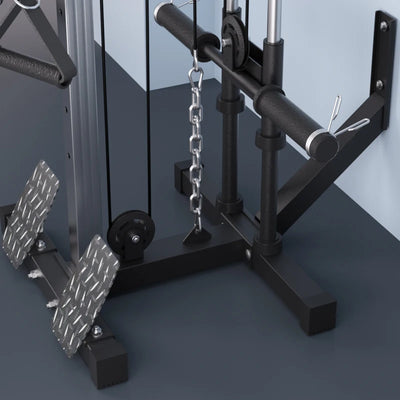 Home Gym Equipment Multi-Function Wall-Mounted Fly Machine High Pulley Lat Pulldown Machine Muscle Shaping Pulley System Pulley