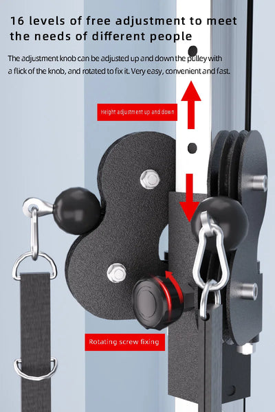 Home Gym Equipment Multi-Function Wall-Mounted Fly Machine High Pulley Lat Pulldown Machine Muscle Shaping Pulley System Pulley