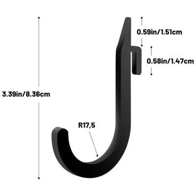 1 Pc Squat Rack Holder Attachments for Home Gym Storage Heavy Duty Weight Rack Holder with Storage Hook Perfect Gym Accessories
