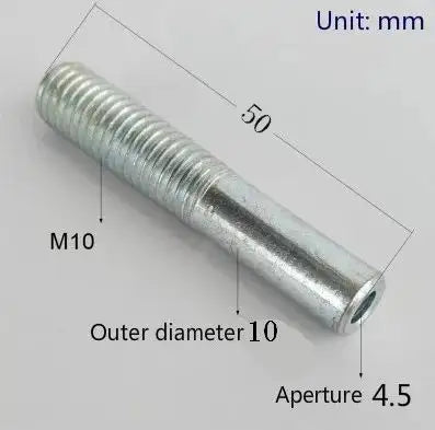Gym Accessories 5 MM/6 MM Cable Interface Parts Port Components Fitness Equipment Accessories Chain Wire Rope Port Joint Parts