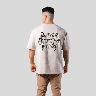 Gym Fitness Shirt Men Running Sport Loose T-shirt Short Sleeve Cotton Tee Tops Summer Male Bodybuilding Training Workout Apparel