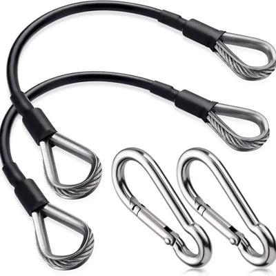 1/2Pcs Gym Cable Extension Compatible with Bowflex Home Gym Accessories for LAT/Tricep Pull Down and Leg Extensions Machine 25cm