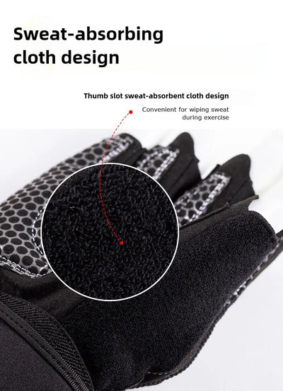 Gym Gloves for Men Women Fitness Weight Lifting Wristband Gloves Body Building Training Sports Exercise Cycling Glove Shock