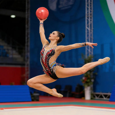 Rhythmic Ball Ergonomic High Elasticity Training Equipment Youth Girls Rhythmic Competition Exercise Ball For Gymnasts Artists