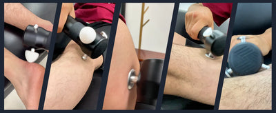 THERATOOLS 3D Fascia Massage Gun - Deep Tissue Muscle Massager for Neck Back Pain Relief, Fitness Recovery