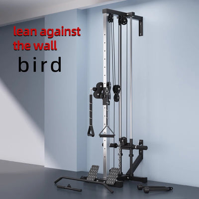 Home Gym Equipment Multi-Function Wall-Mounted Fly Machine High Pulley Lat Pulldown Machine Muscle Shaping Pulley System Pulley