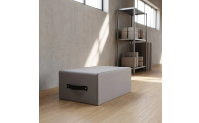 Upholstered Fitness Box Long-Lasting Padded Exercise Box Equipment Stable Low-Height for Pilates, Home Gym