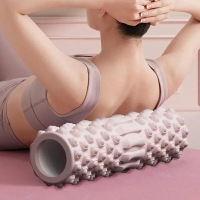 30cm Yoga Column Gym Fitness Pilates Foam Roller Exercise Back Massage Roller Yoga Brick Home Fitness Equipment in Legs & Arms