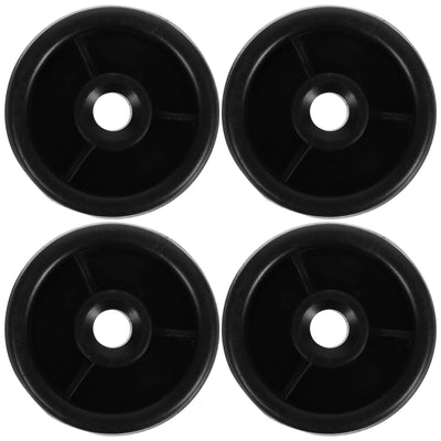 4Pcs Fitness Machine Accessories Roller Wheel Replacement for Treadmill and Bike Heavy Duty Pulley Wheels Home Gym Equipment