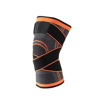 NEW 1PC Sports Kneepad Men Pressurized Elastic Knee Pads Support Fitness Gear Basketball Volleyball Brace Protector