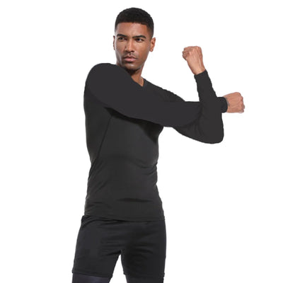 Gym Hub Printed Men's Compression T-Shirt Gym Workout Sport Quick Dry Tight Shirts Outdoor Training Fitness Elasticity Tops Tee