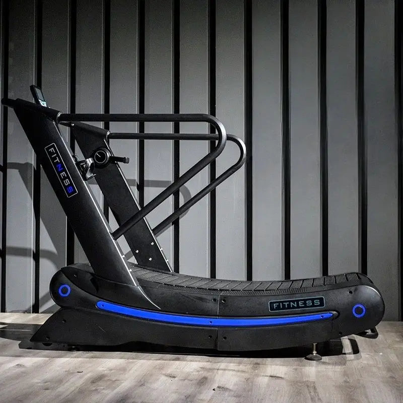 SK Fitness Gym Equipment Unpowered Air Runner Curved Treadmill Machine Unplugged Manual Treadmill For Compact Gym Setup
