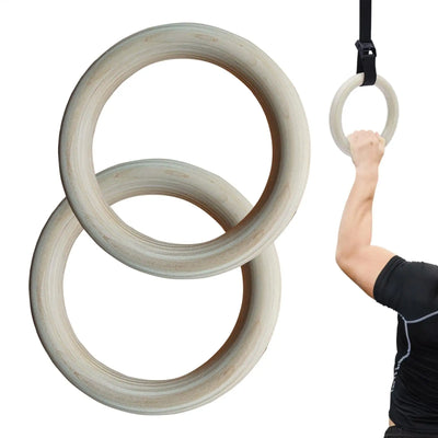 Gymnastic Rings 2pcs/set Adjustable Suspension Straps For Strength Training, Home Gym, Cross&Fit & Calisthenics Workout