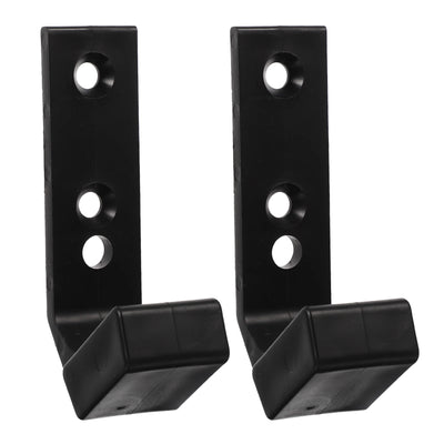 2PCS Barbell Stand Hook Gym Equipment Barbell Bracket Hooks Wall Mounted Mount Weight Bar Holder Fitness Equipment Rack Storage