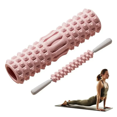 30cm Yoga Column Gym Fitness Pilates Foam Roller Exercise Back Massage Roller Yoga Brick Home Fitness Equipment in Legs & Arms